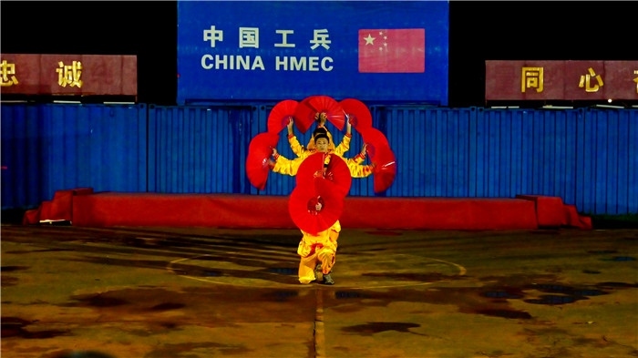 中國(guó)傳統(tǒng)文化節(jié)目表演。孫千攝