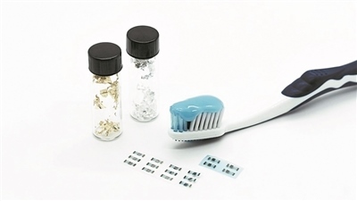  一種基于酞菁銅的晶體管研發(fā)成功。圖片來源：美國趣味工程網(wǎng)站