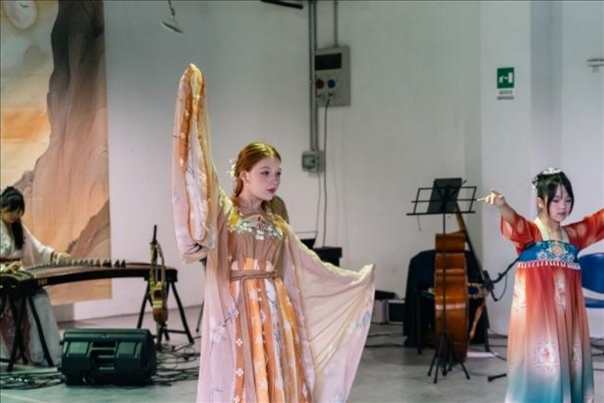 交流活動現(xiàn)場。 中國駐意大利使館供圖