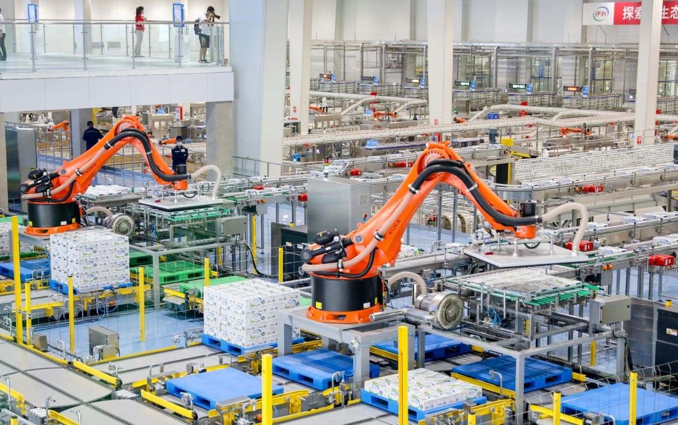 伊利數(shù)智化布局領跑行業(yè)。（受訪者供圖）