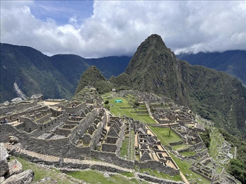 秘魯馬丘比丘古城遺址。本報(bào)記者 張朋輝 攝