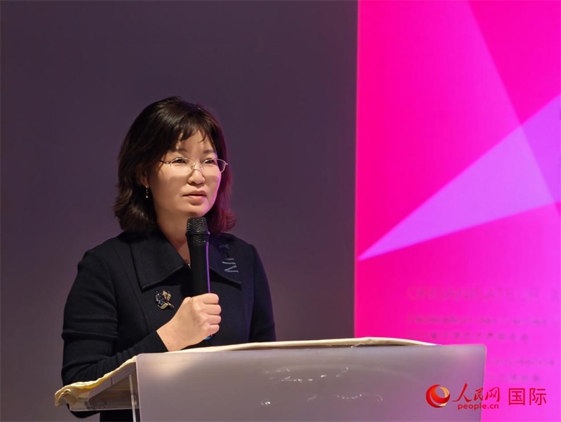 遼寧省文聯(lián)黨組書記、主席邵玉英致辭。人民網(wǎng)記者 于超凡攝