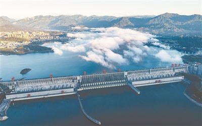 圖為三峽大壩。 新華社發(fā)(鄭家裕攝)