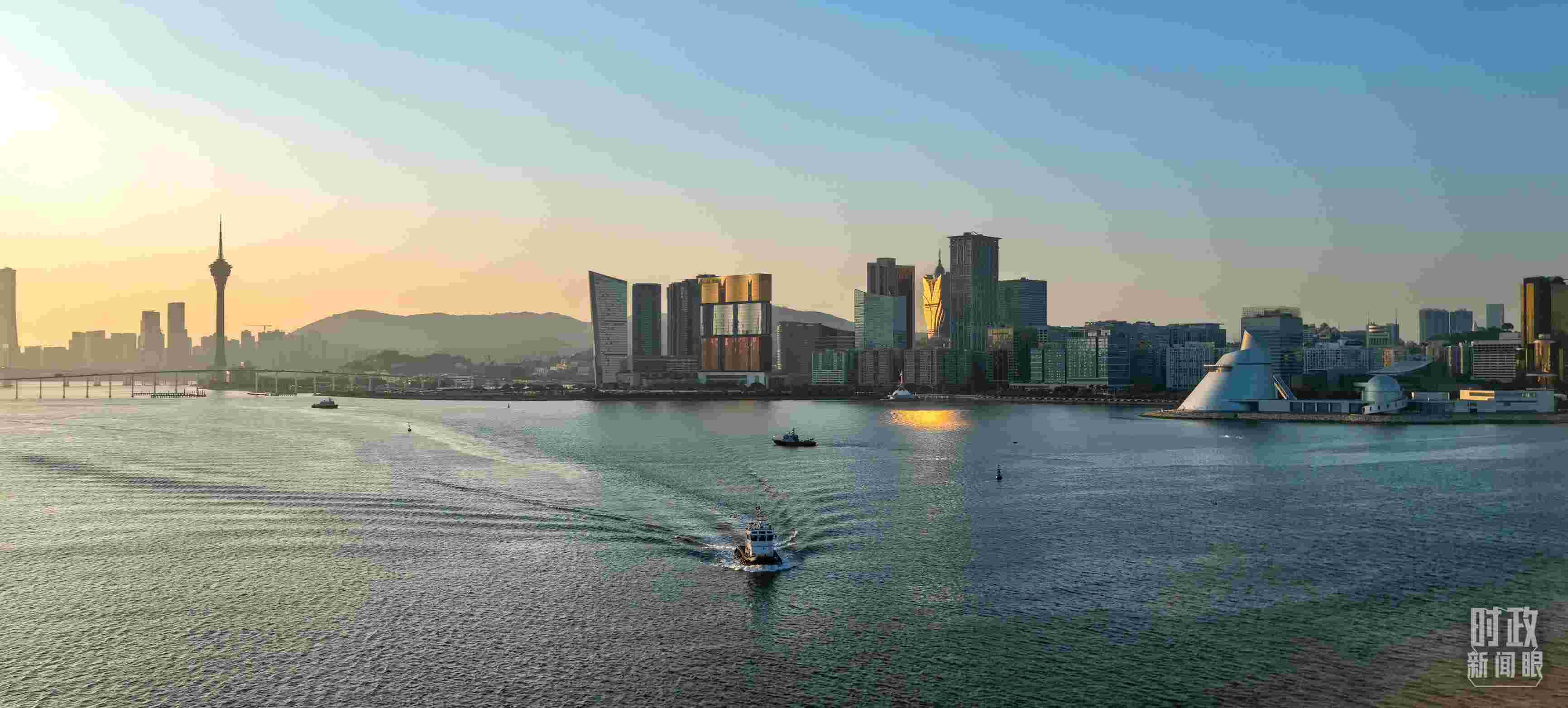 △澳門風(fēng)光。（總臺央視記者王子杭拍攝）