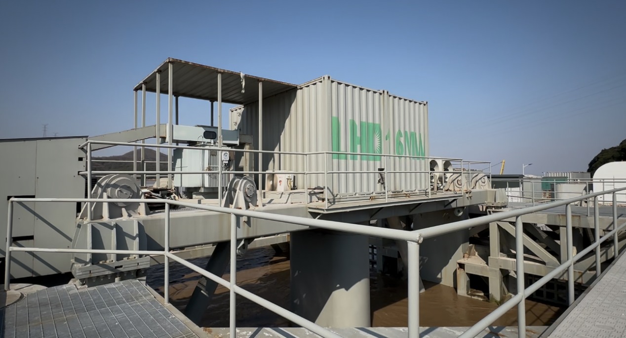 LHD潮流能發(fā)電站。人民網(wǎng)記者 王紹紹攝