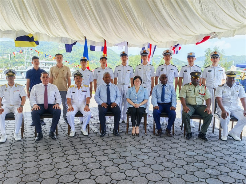 儀式現(xiàn)場(chǎng)。中國(guó)駐塞舌爾大使館供圖