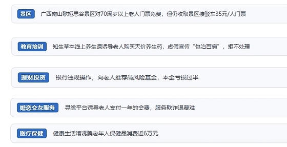 網(wǎng)友在“人民投訴”平臺反映涉銀發(fā)消費相關糾紛。（“人民投訴”用戶投訴截圖）