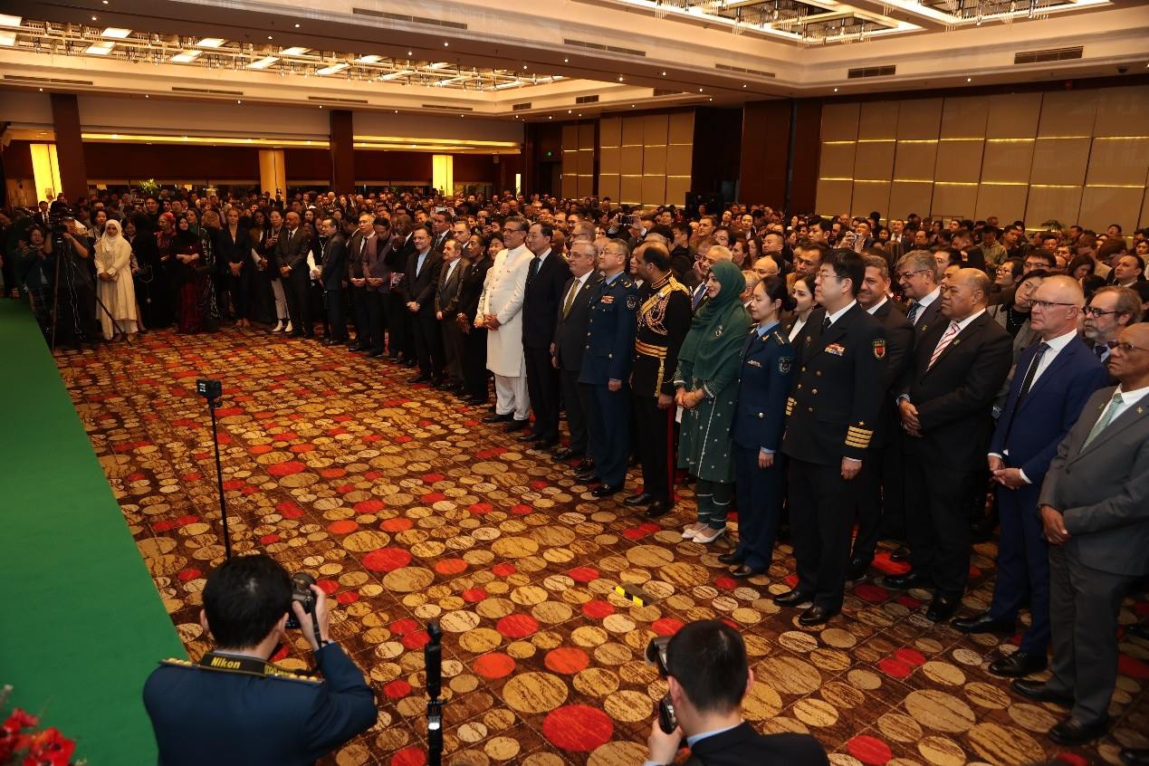 招待會(huì)現(xiàn)場(chǎng)。巴基斯坦駐華大使館供圖