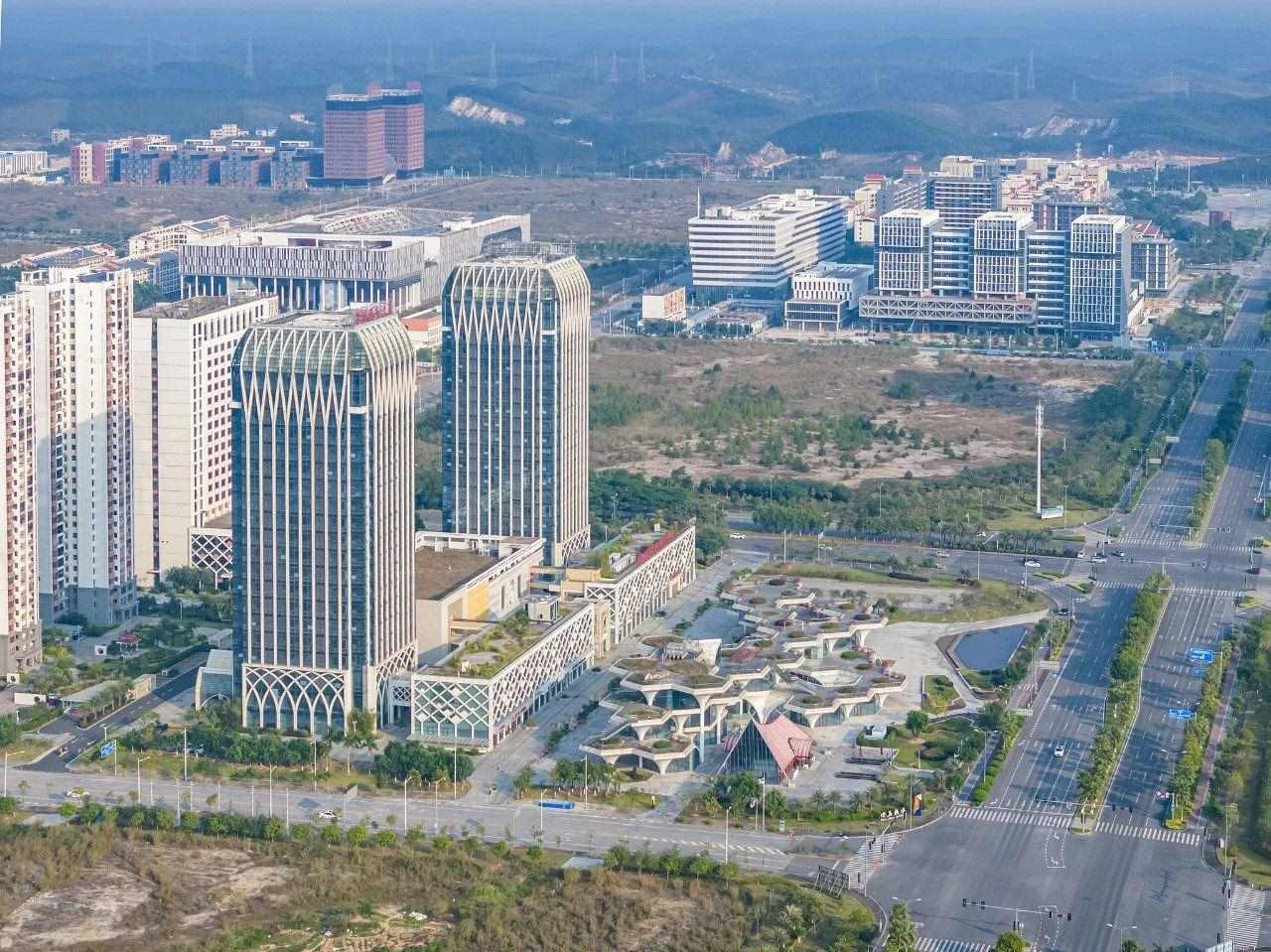 2023年11月，廣西欽州，航拍中國—馬來西亞欽州產業(yè)園區(qū)。