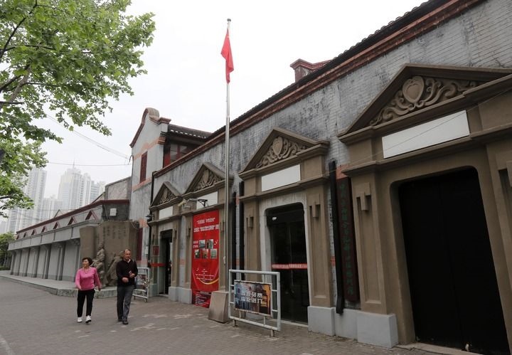 這是2018年5月1日拍攝的中國勞動組合書記部舊址陳列館外景。新華社記者 劉穎 攝