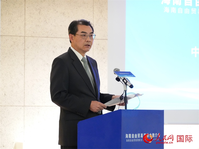 中國駐日本大使吳江浩致辭。人民網(wǎng) 許可攝